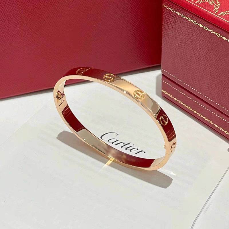 Cartier 6.1mm 18K rose gold LOVE - Velouré