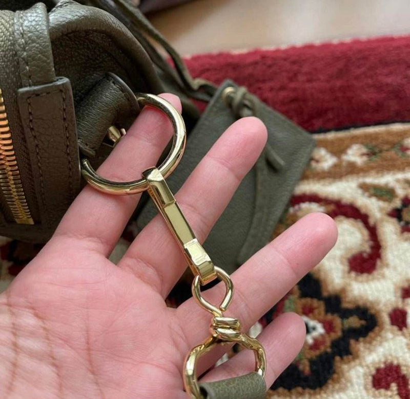 Balenciaga classic mini city bag 24 verty army authentic - Velouré