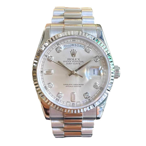 Rolex Watch 18K Platinum - Velouré