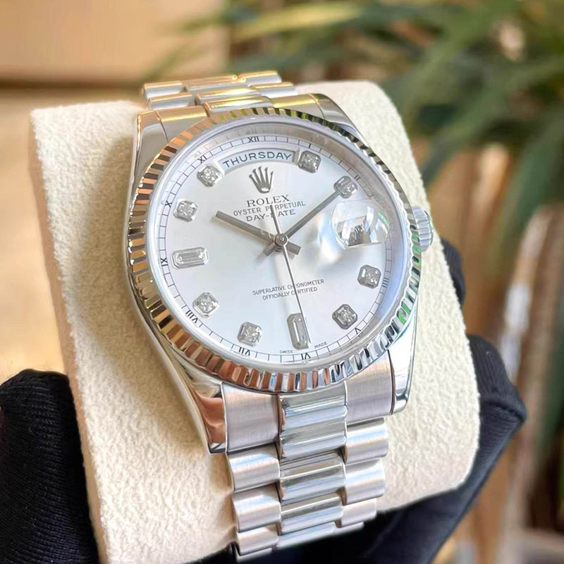 Rolex Watch 18K Platinum - Velouré
