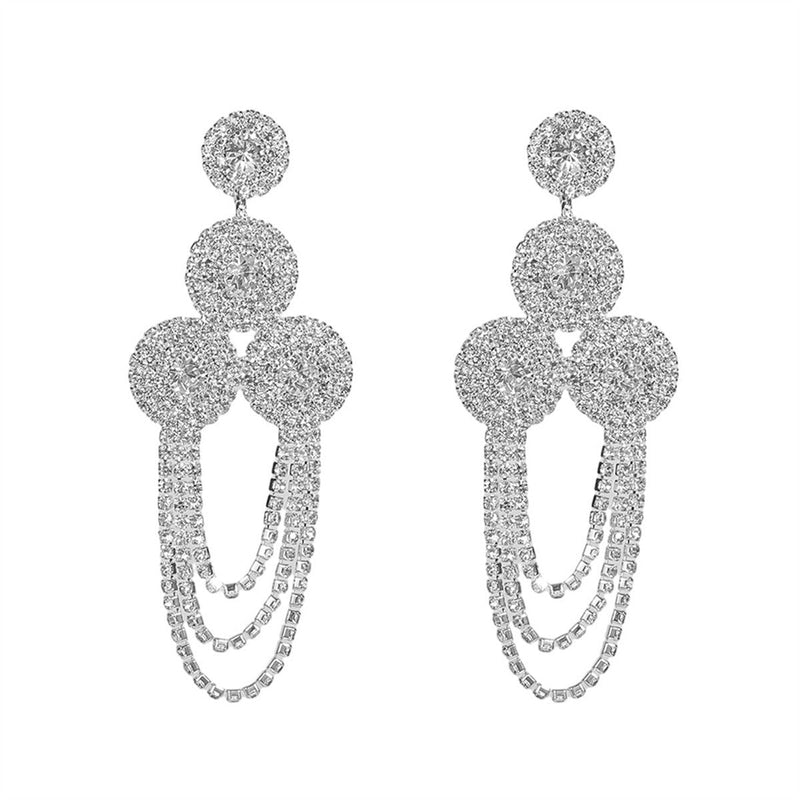 Shiny Rhinestone Earrings - Velouré