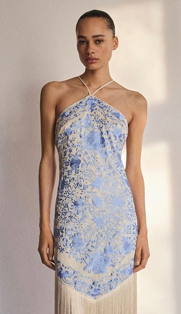 Strap Hip - Covering dress - Velouré