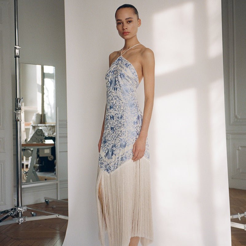 Strap Hip - Covering dress - Velouré